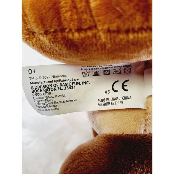 Super Mario Bros 9 Inch Villains Plush- Goomba #B2 - Picture 6 of 6